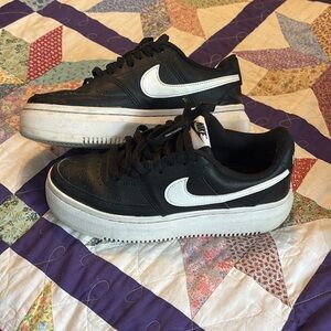 Nike Black and White Low-Top Sneakers